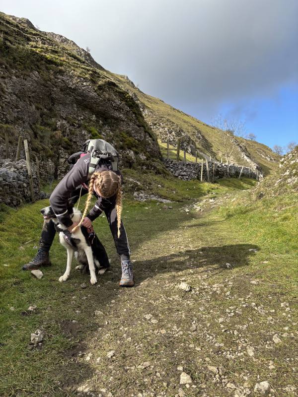 Ilam, 7.6 miles, 5.8km into the route