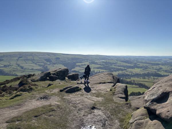 the Roaches and Luds Church, 0.9km into the route