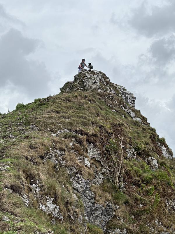 Dragons Back, 5.1km into the route