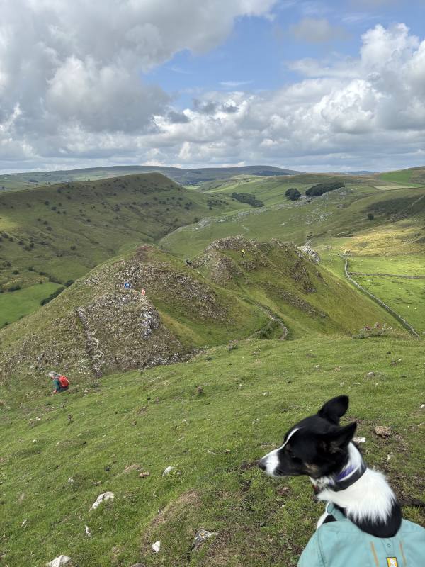 Ember on Dragons Back, 7.2km into the route