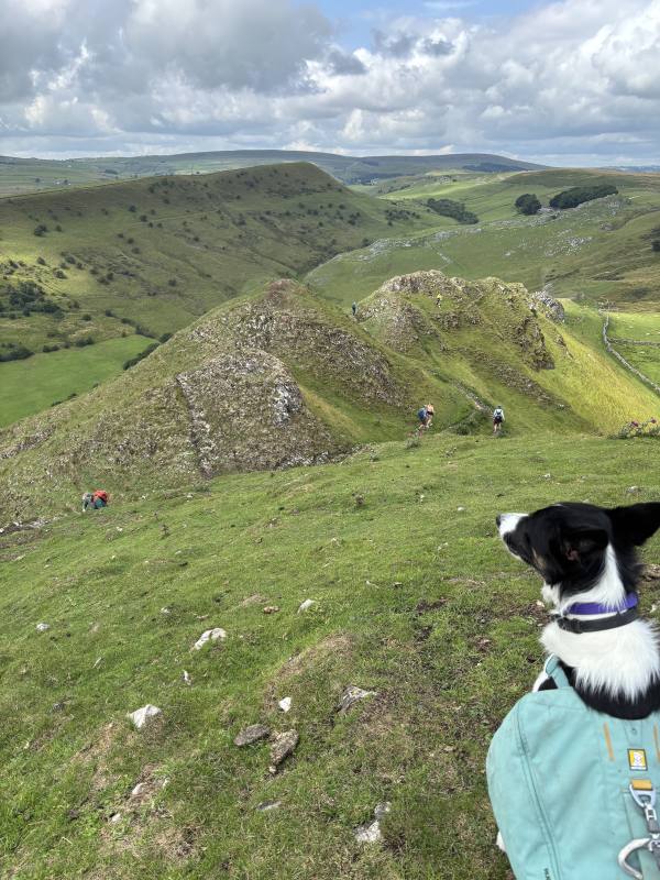 Ember on Dragons Back, 7.2km into the route