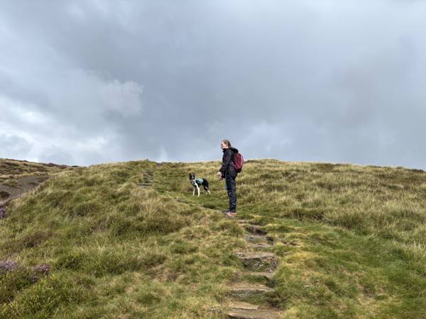 Walking High Peak, 12.7 miles, 4.6km into the route