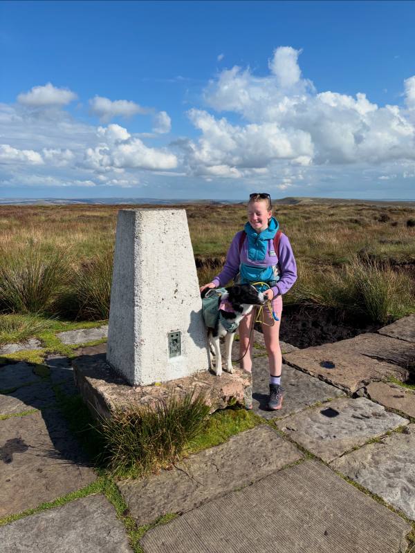 Walking High Peak, 12.7 miles, 13.4km into the route