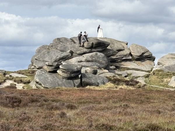 High Stones and the Howden Moors, 18.5km into the route