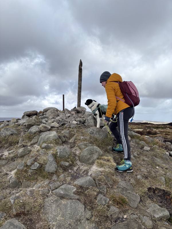 Walking High Peak, 5.8 miles, 4.5km into the route