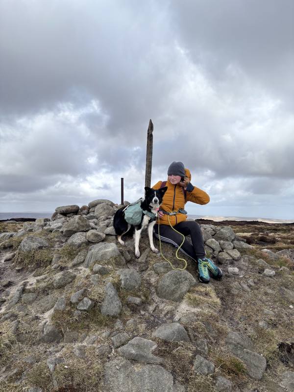 Walking High Peak, 5.8 miles, 4.5km into the route