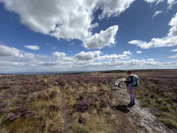 Walking Redmires Reservoir Circular, 5.7km into the route